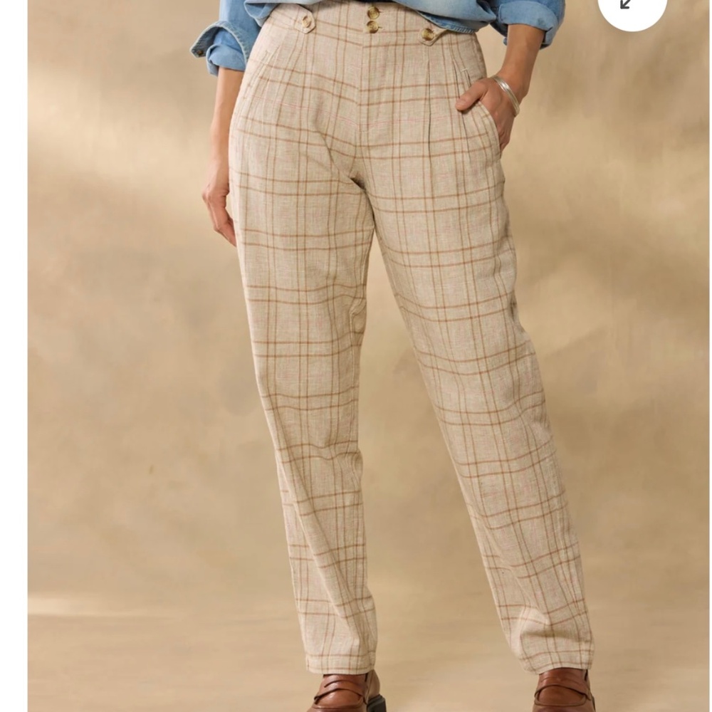 Sundance Vivienne plaid Pants Size 14